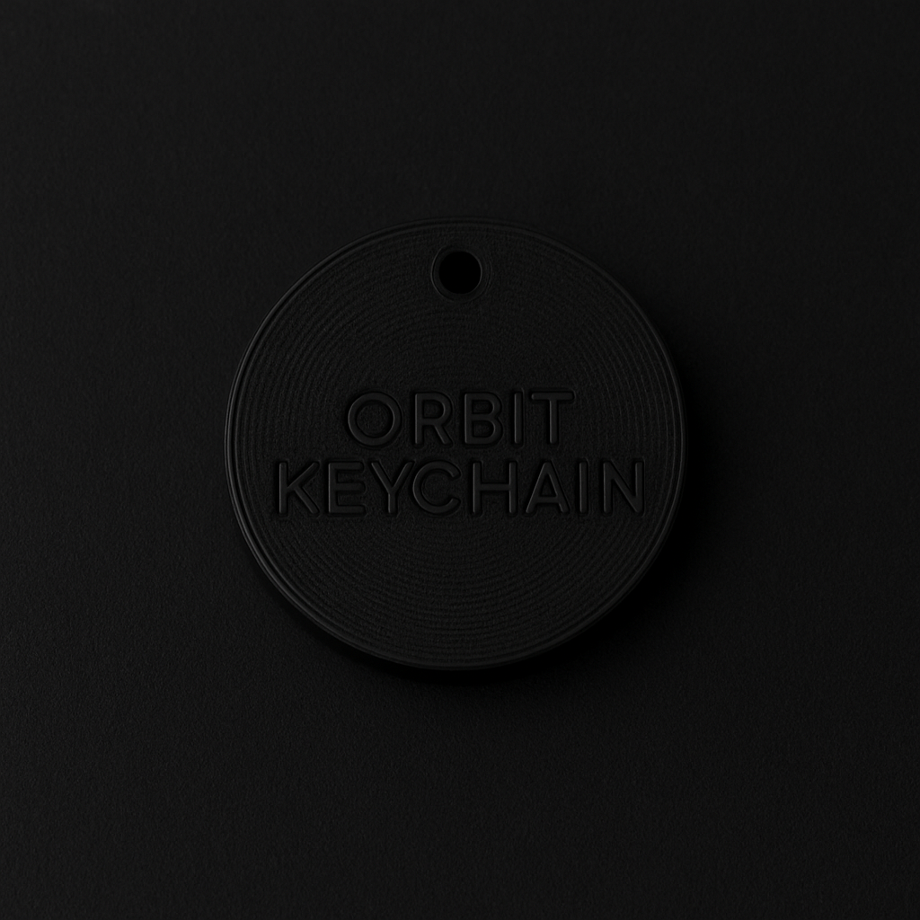Orbit Keychain – Black Edition